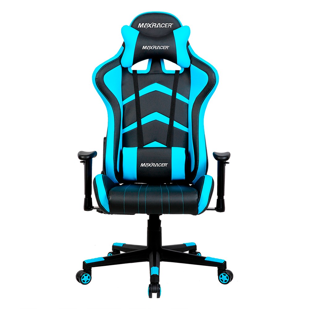 Cadeira Gamer MaxRacer Aggressive Azul