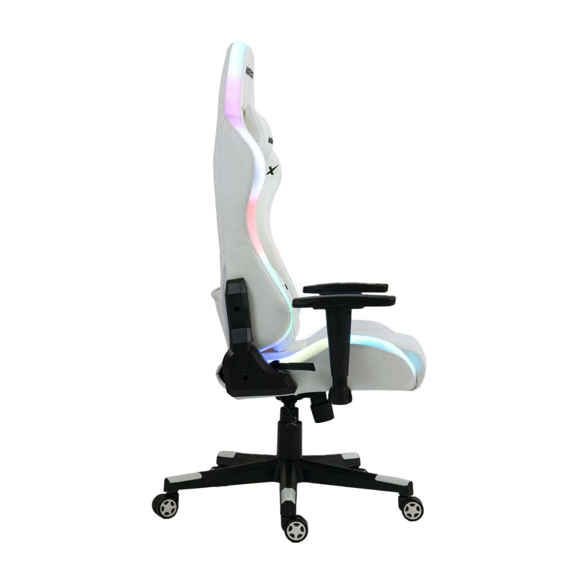 Cadeira Gamer MaxRacer Khroma RGB Branca