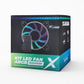 Kit Fan 3 MaxRacer - Cooler RGB Com Controle e Controladora. Caixa: 3 fans + 1 fan hub + 1 controller